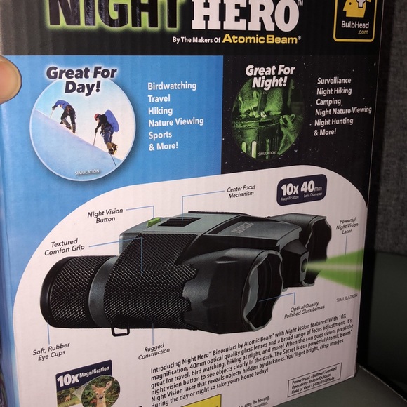bulbhead night vision binoculars